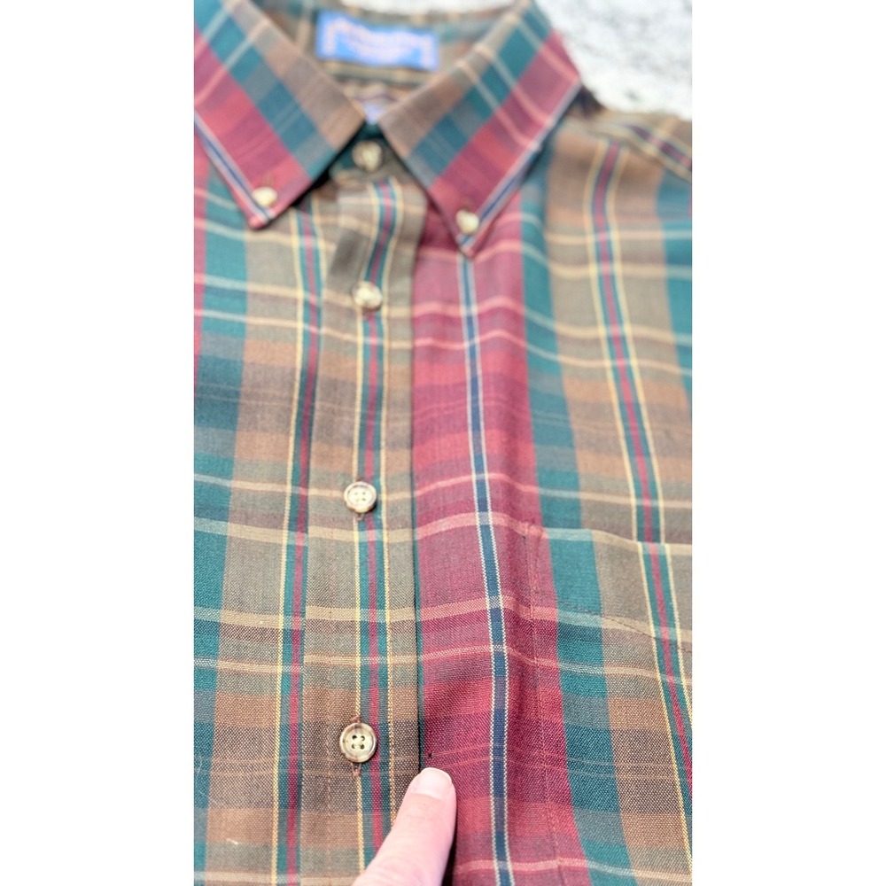 Pendleton Sir Pendleton Plaid Button Down Shirt 1… - image 8